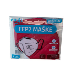 Ffp2 Maske Weinrot